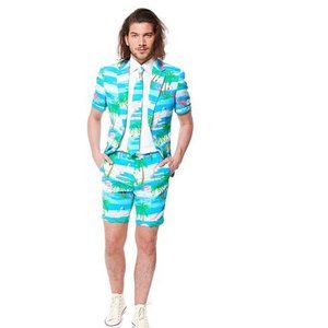 Men’s 3 piece tropical short suit